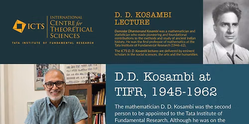D D Kosambi Lecture by Prof. Ram Ramaswamy