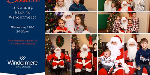 Free Photos with Santa at Windermere Ellensburg!