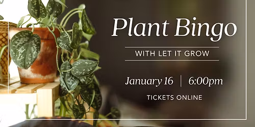 Plant Bingo with Let It Grow