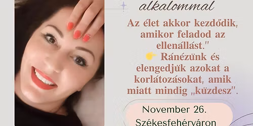 11.26. 1 hely \/TISZT\u00cdT\u00d3EST + CSEREALKALOM Access Bars\u00ae \u00e9s testkezel\u00e9sekhez\/\/ Nesztler Ang\u00e9la CF-vel