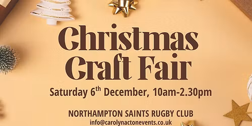 Christmas Craft Fair, Northampton Saints Rugby Club