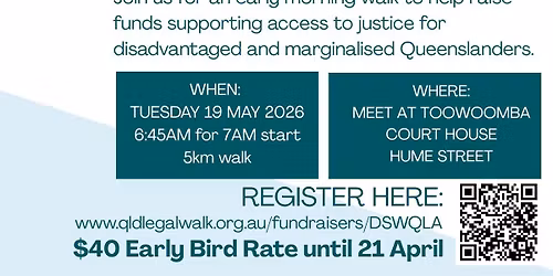Toowoomba LawRight Legal Walk