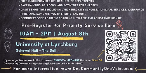 Building Our Community "Back to School" Event 