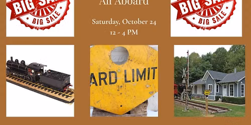 39th Anniversary Celebration and Train Sale