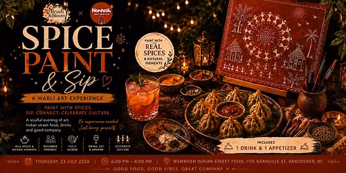 Spice, Paint & Sip: A Warli Art Experience