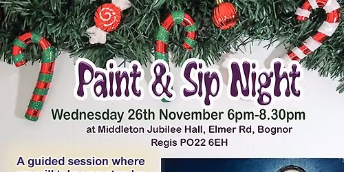 Christmas Paint and Sip