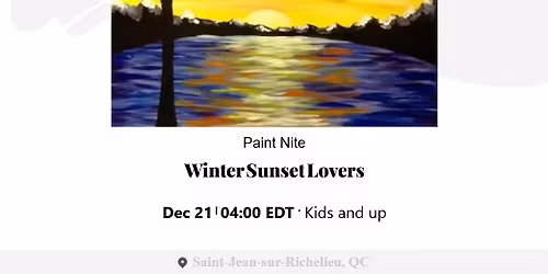Winter Sunset Lovers