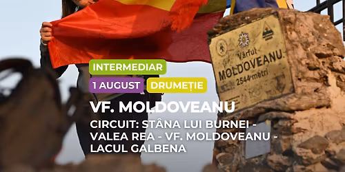 Drume\u021bie intermediar: Vf. Moldoveanu - Circuit Valea Rea - Lacul Galbena