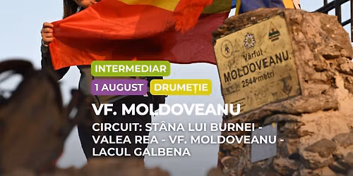 Drume\u021bie intermediar: Vf. Moldoveanu - Circuit Valea Rea - Lacul Galbena