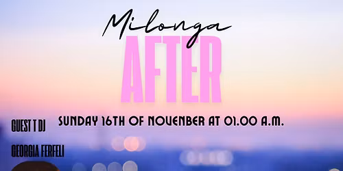 La Yumba Milonga ... A F T E R