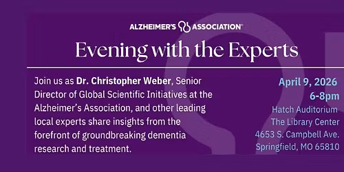 Evening with the Experts with Dr. Christopher Weber
