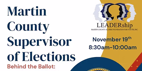 Behind the Ballot-Martin County Supervisor of Elections Tour