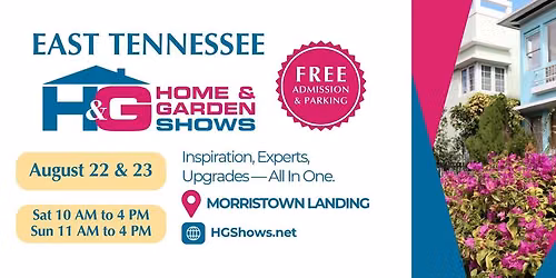 East TN Home & Garden Show - Dandridge, TN \u2022 AUG 2026