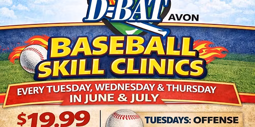 Baseball Skill Clinics Ages 10-14