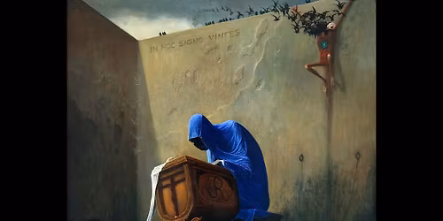 Beksi\u0144ski - spacer po wystawie z przewodnikiem