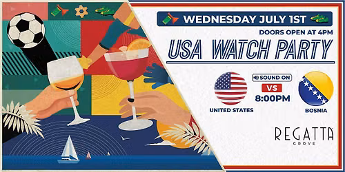 The Soccer Lounge: USA vs. Bosnia at Regatta Grove
