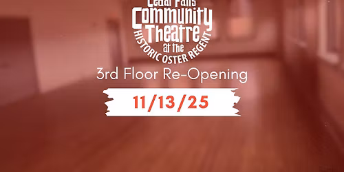 CFCT 3rd Floor Re-Opening