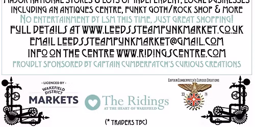 Wakefield Festive Steampunk & Alternative Fair 2025