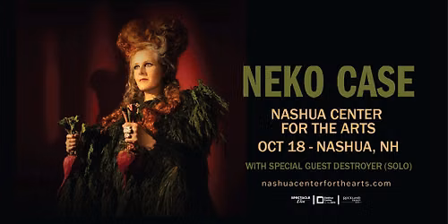 Neko Case Neon Grey Midnight Green Tour with Support from Destroyer