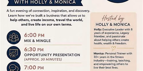 Opportunity Meeting with Holly & Monica