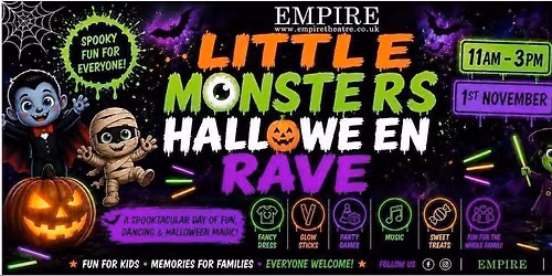 LITTLE MONSTERS PRESENTS : HALLOWEEN RAVE ROTHERHAM