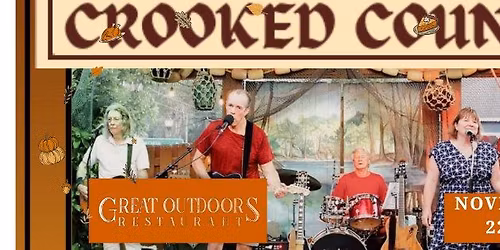 Saturday (22nd) Patio Band - Crooked Counsel 