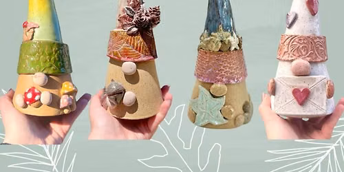 Design Your Own Gnome Clay Hand Building Class 