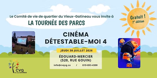 CIN\u00c9MA | La tourn\u00e9e des parcs 2026