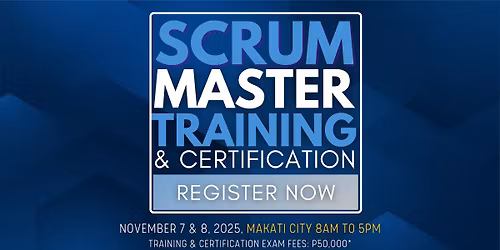 SCRUM MASTER CERTIFIED (SMC\u00ae) Training & Certification Program - Wave 3