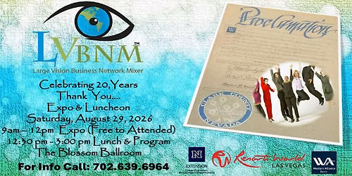 LVBNM 20th Anniversary  Expo & Luncheon