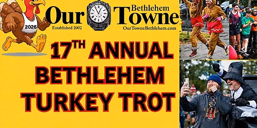 2026  Our Towne  Bethlehem Turkey Trot-5k