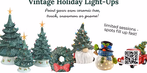 Holiday Pottery Painting at The Claypen 2025