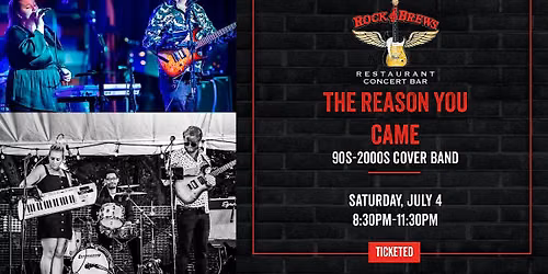 THE REASON YOU CAME - 90s 2000s COVER BAND @ Rock & Brews Royal Oak