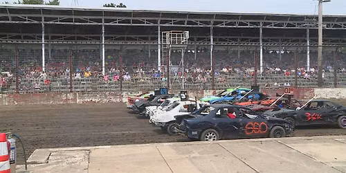 Muscatine county fair Demo derby