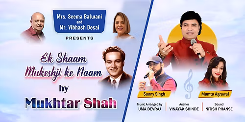 EK SHAAM MUKESHJI KE NAAM