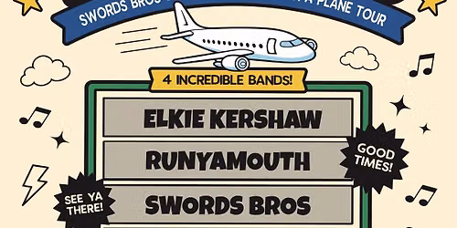 ELKIE KERSHAW | SWORDS BROS. | RUNYAMOUTH | WINDRUSH - MEDUSA BAR, GEELONG