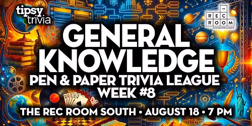 Edmonton: Rec Room South - Pen & Paper GK League Week 8 - Aug 18, 7pm