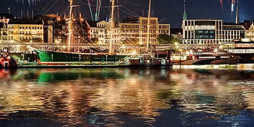 Silvesterfeier auf der Rickmer Rickmers