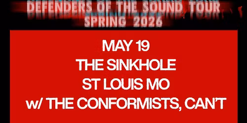 Minibeast w\/ the Conformists, CAN'T