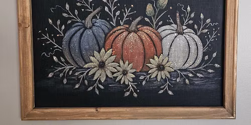 PUMPKIN TRIO SCREEN PAINTING WITH STEPHANIE