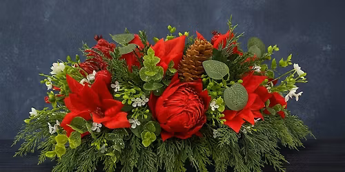 Beginner Floral Christmas Arrangements
