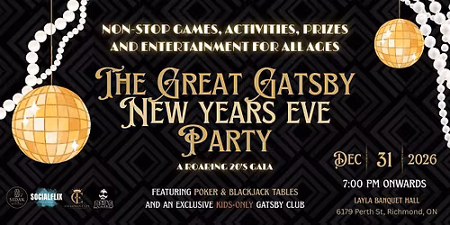The Great Gatsby NYE Gala 2026