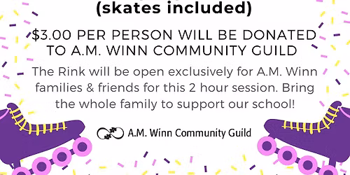 Am Winn skate night fundraiser