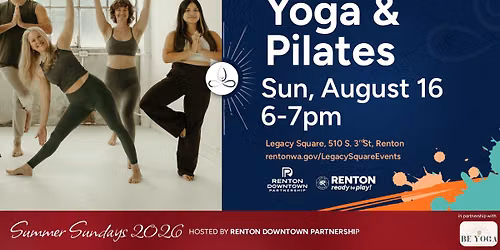 Summer Sundays at Legacy Square - Sunset Yoga & Pilates
