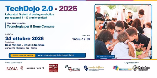 TechDojo 2.0 - 2026 | Tecnologia per il Bene Comune