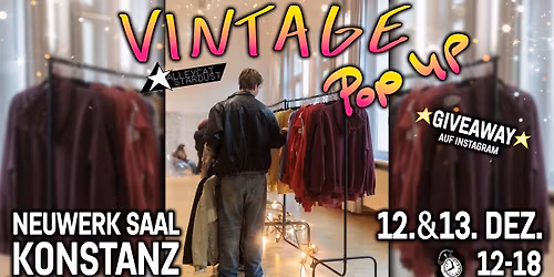 ALLEYCAT STARDUST VINTAGE POP UP EVENT