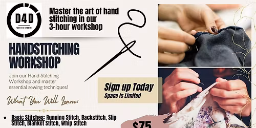 Master the Art of Hand Stitching: A Beginner-Friendly Workshop
