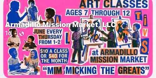 Mimicking the Greats - Children\u2019s\u2019 Art Class