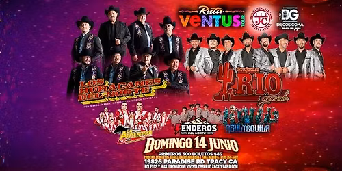 LOS HURACANES DEL NORTE, CONJUNTO RIO GRANDE & MAS