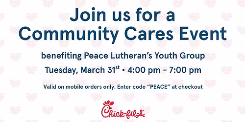 Community Cares Event - Peace Lutheran Youth Group